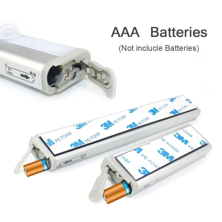 Motion Sensor LED Light Battery-Powered Magnetic Mount Aluminum Housing