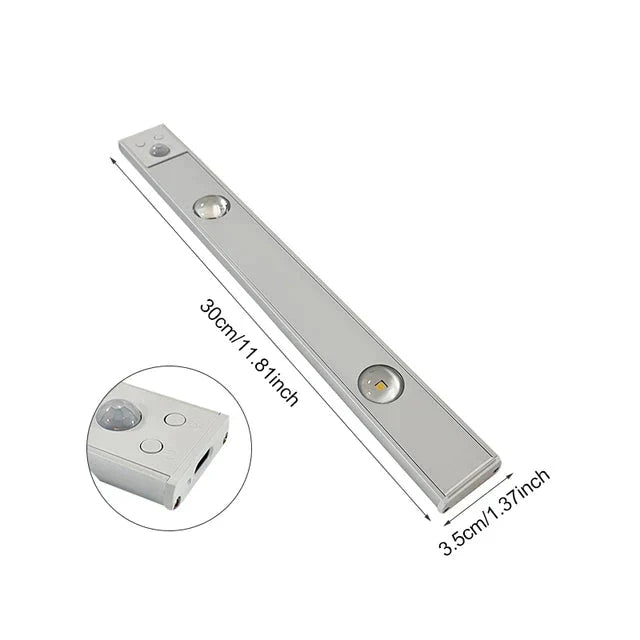 Motion Sensor LED Light USB Rechargeable & Dimmable