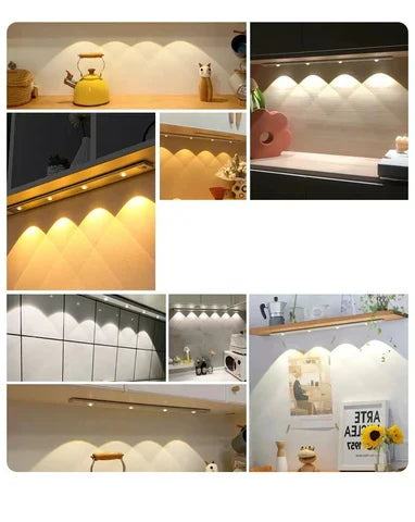 Motion Sensor LED Light USB Rechargeable & Dimmable