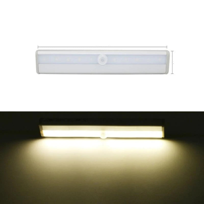 Motion Sensor Light Battery-Powered Aluminum & Magnetic Mount