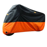Motorcycle Cover Waterproof UV-Resistant Dustproof With Reflective Strips