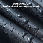 Motorcycle Cover Waterproof UV-Resistant Dustproof With Reflective Strips