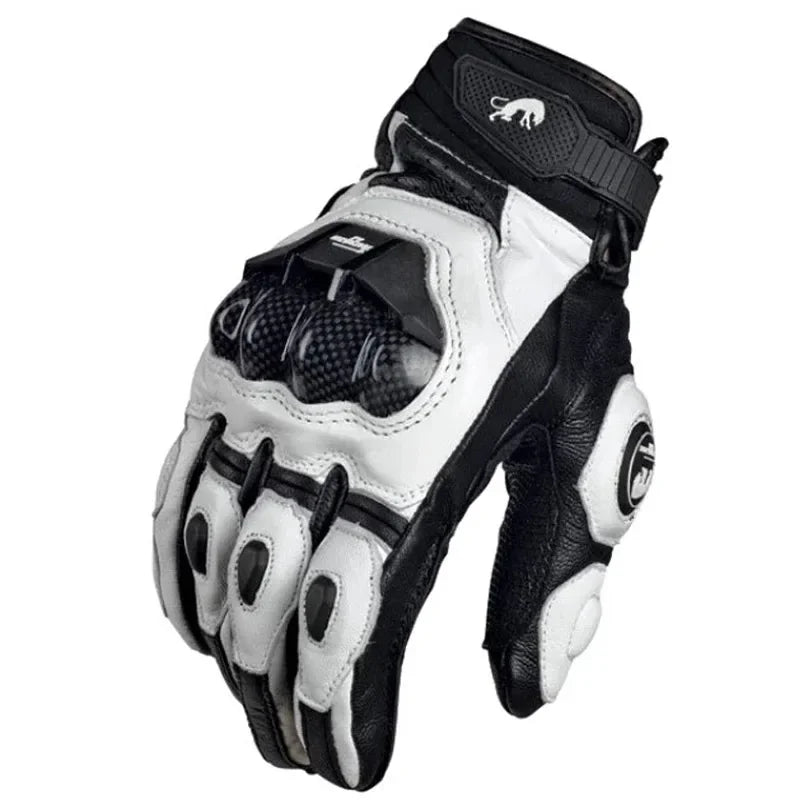 Motorcycle Gloves Carbon Fiber Knuckle Protection Waterproof Touchscreen