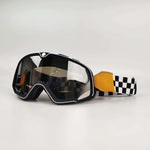 Motorcycle Goggles UV Protection Fits Over Glasses Scratch-Resistant Lenses