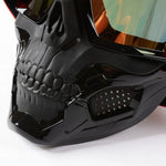 Motorcycle Goggles With Removable Dust-Filter Mask & Ventilated Fit