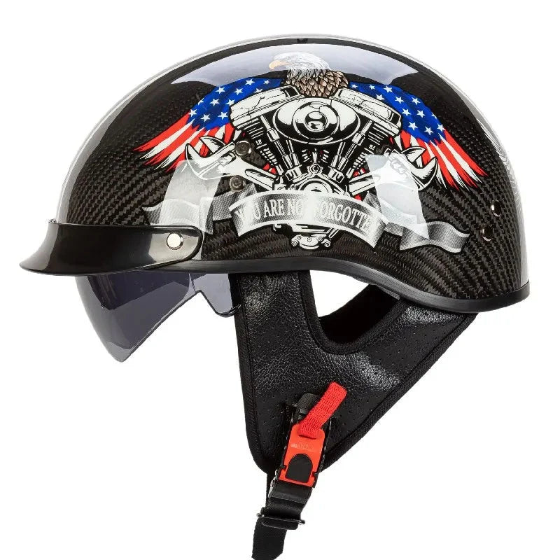 Motorcycle Helmet Carbon Fiber DOT & ECE Approved