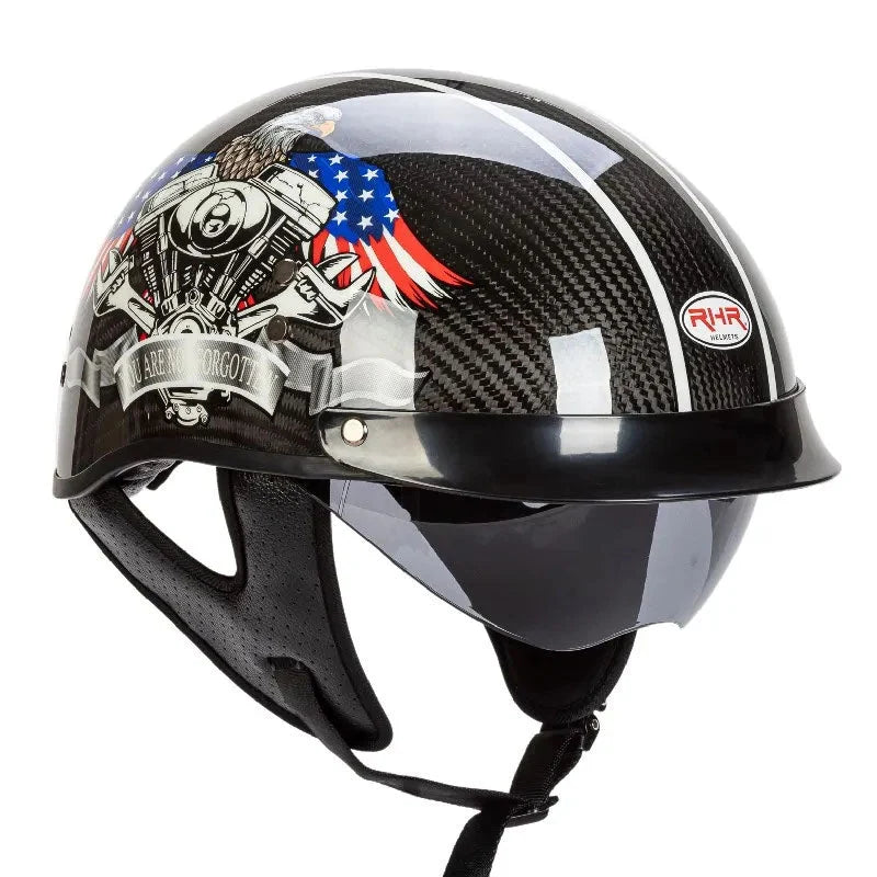 Motorcycle Helmet Carbon Fiber DOT & ECE Approved