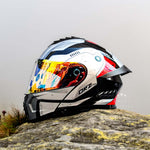 Motorcycle Helmet Flip-Up Dual Lens DOT & ECE Certified