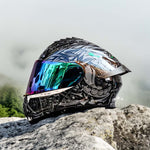 Motorcycle Helmet Flip-Up Dual Lens DOT & ECE Certified