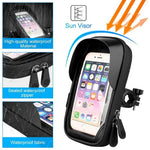 Motorcycle Phone Holder Waterproof Universal Handlebar Mount