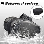 Motorcycle Saddlebags Waterproof 15.3 Gal With Rain Covers