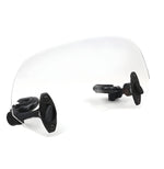 Motorcycle Windshield Extension Adjustable Double Hinge Universal Fit