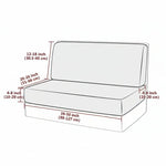 Motorhome Seat Cover Set Stretchy Universal Fit Upholstery Protection