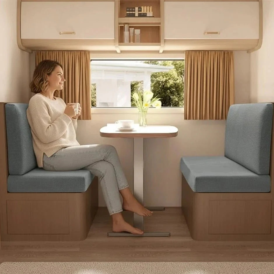 Motorhome Seat Cover Set Stretchy Universal Fit Upholstery Protection