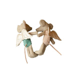 Mouse Doll Cotton-Linen Crocheted Floral Dress