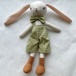 Mouse Doll Cotton-Linen Crocheted Floral Dress