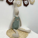 Mouse Doll Cotton-Linen Crocheted Floral Dress
