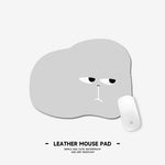Mouse Pad Leather Ergonomic Waterproof Non-Slip Base