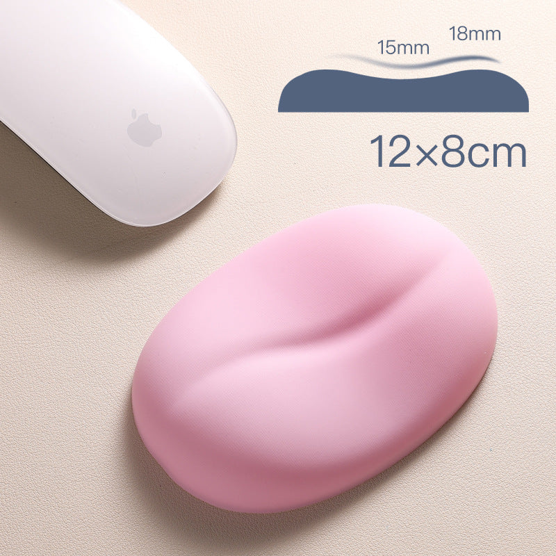 Mouse Pad Silicone Ergonomic Wrist Support Non-Slip Base