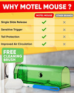 Mouse Trap Live-Catch Transparent Reusable Set of 4
