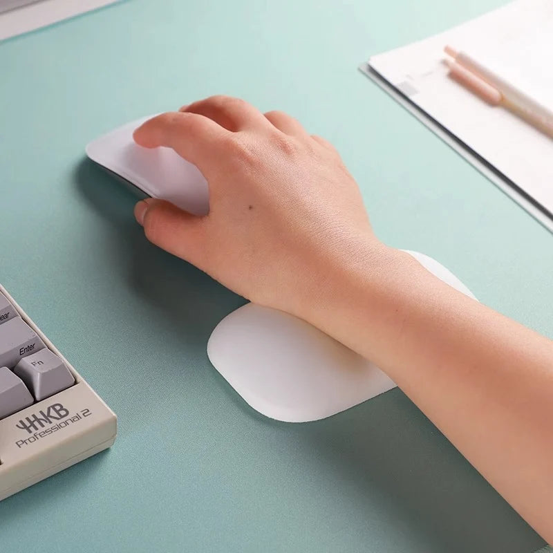 Mouse Wrist Rest Memory Foam Ergonomic Support Wipe-Clean Cover