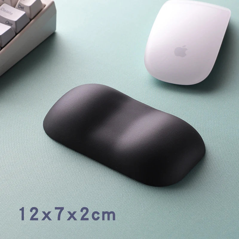 Mouse Wrist Rest Memory Foam Ergonomic Support Wipe-Clean Cover