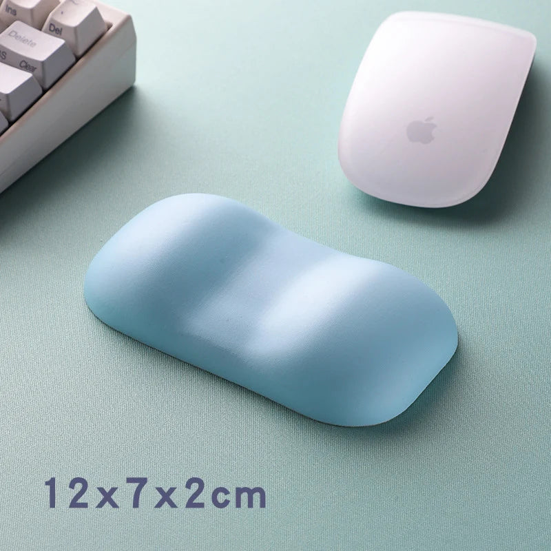 Mouse Wrist Rest Memory Foam Ergonomic Support Wipe-Clean Cover