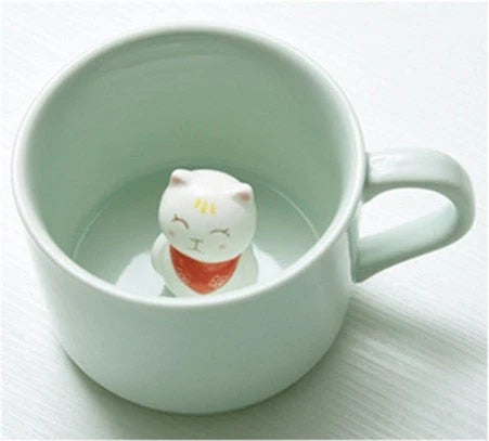 Mug 3D Animal Ceramic Microwave & Dishwasher Safe