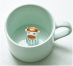 Mug 3D Animal Ceramic Microwave & Dishwasher Safe