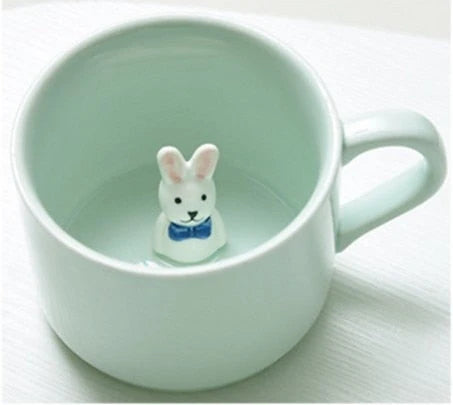 Mug 3D Animal Ceramic Microwave & Dishwasher Safe