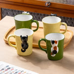 Mug Ceramic 3D Hanging Cat Design 11.8 fl oz