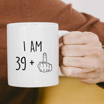 Mug Ceramic Sarcastic Birthday Design 11.8 Fl Oz Capacity