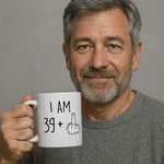 Mug Ceramic Sarcastic Birthday Design 11.8 Fl Oz Capacity