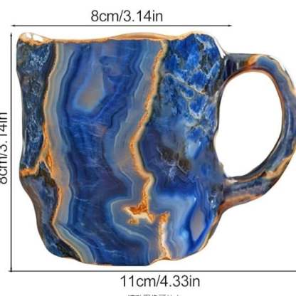Mug Handcrafted Mineral-Inspired Insulating Dishwasher & Microwave Safe