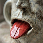 Mug Handmade Ceramic Tongue-Out Face