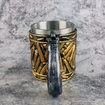 Mug Stainless Steel Insulated Gun-Shaped Handle