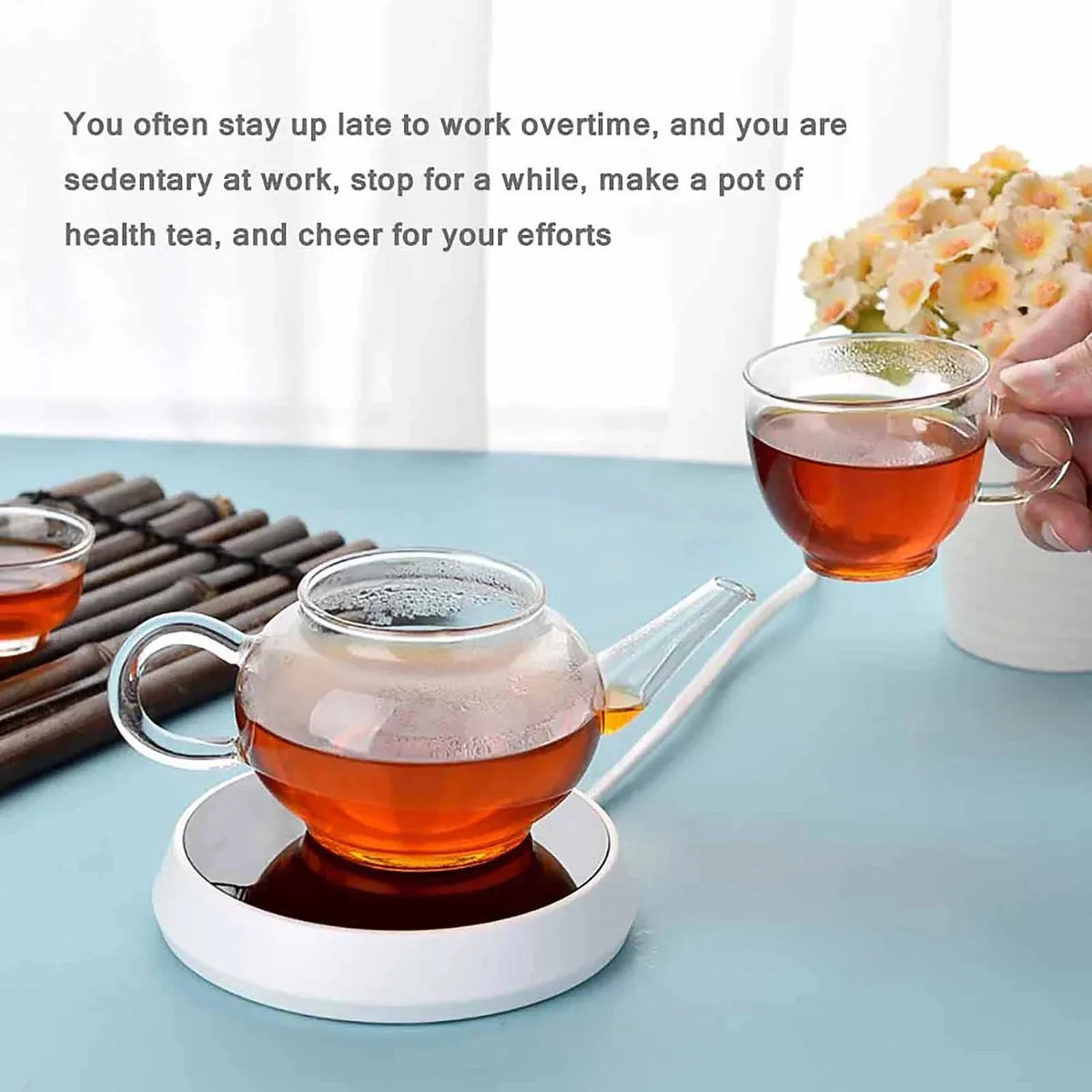 Mug Warmer Coaster Weight-Activated Automatic Heating