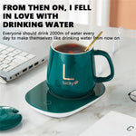 Mug Warmer Set Thermostatic Ceramic Mug & Spoon