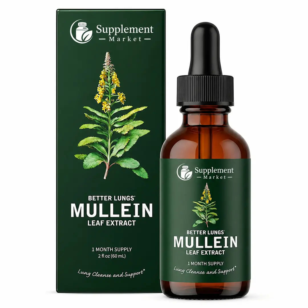 Mullein Supplement Drops Chlorophyll Botanical Blend