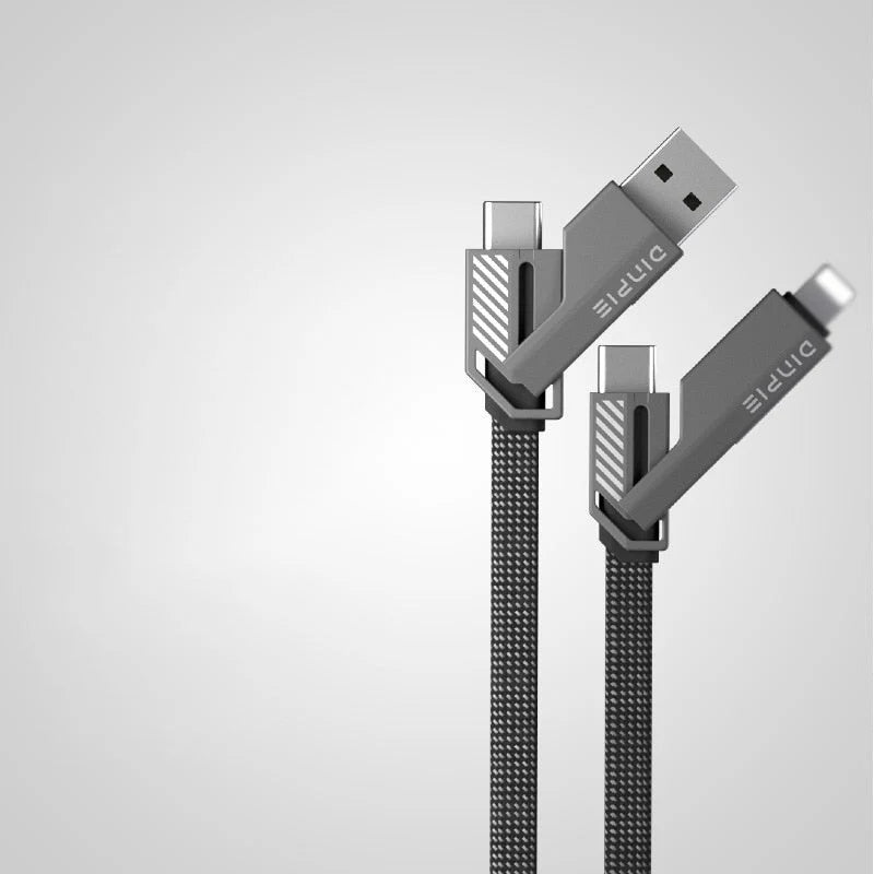 Multi-Connector Charging Cable USB-C & Lightning Multi-Device
