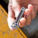 Multi-Tool Titanium Adjustable Wrench & Ruler Keychain