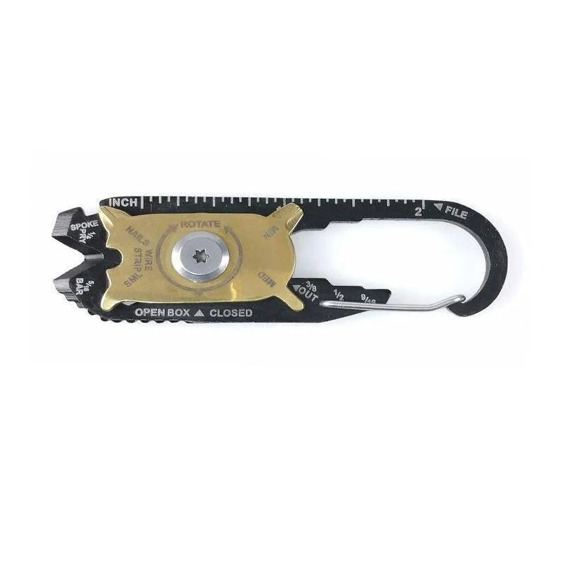 Multitool 20-in-1 Rotating Stainless Steel Keychain