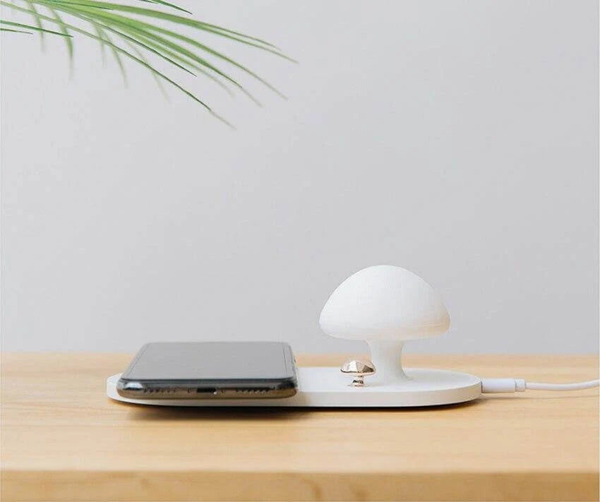Mushroom Night Light Wireless Charging Soft LED