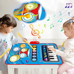 Musical Play Mat Five Instruments Non-Slip Adjustable Volume