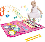 Musical Play Mat Five Instruments Non-Slip Adjustable Volume