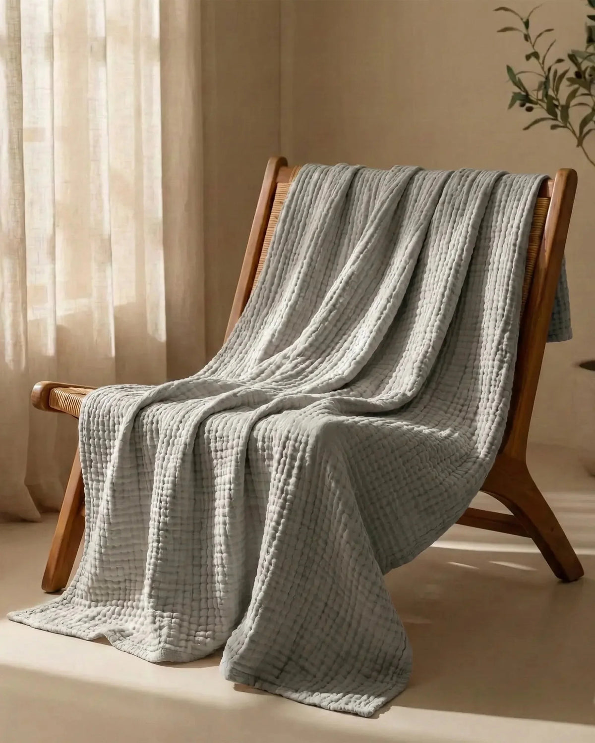 Muslin Blanket 100% Cotton Soft & Breathable
