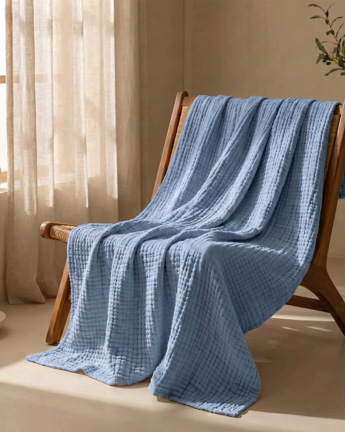 Muslin Blanket 100% Cotton Soft & Breathable