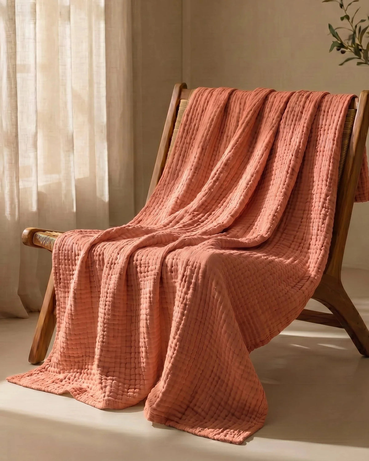 Muslin Blanket 100% Cotton Soft & Breathable