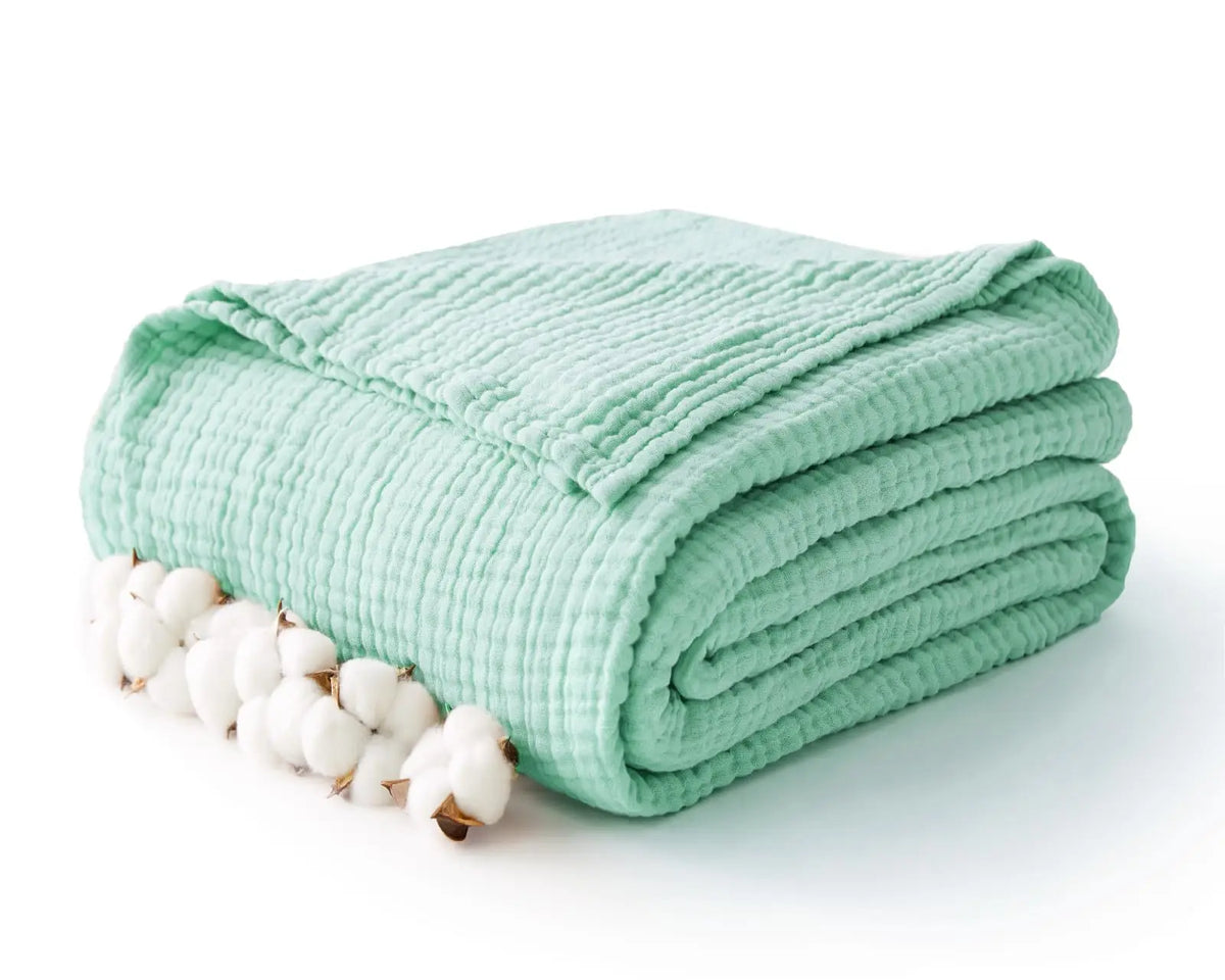 Muslin Blanket Six-Layer Cotton Breathable Machine-Washable