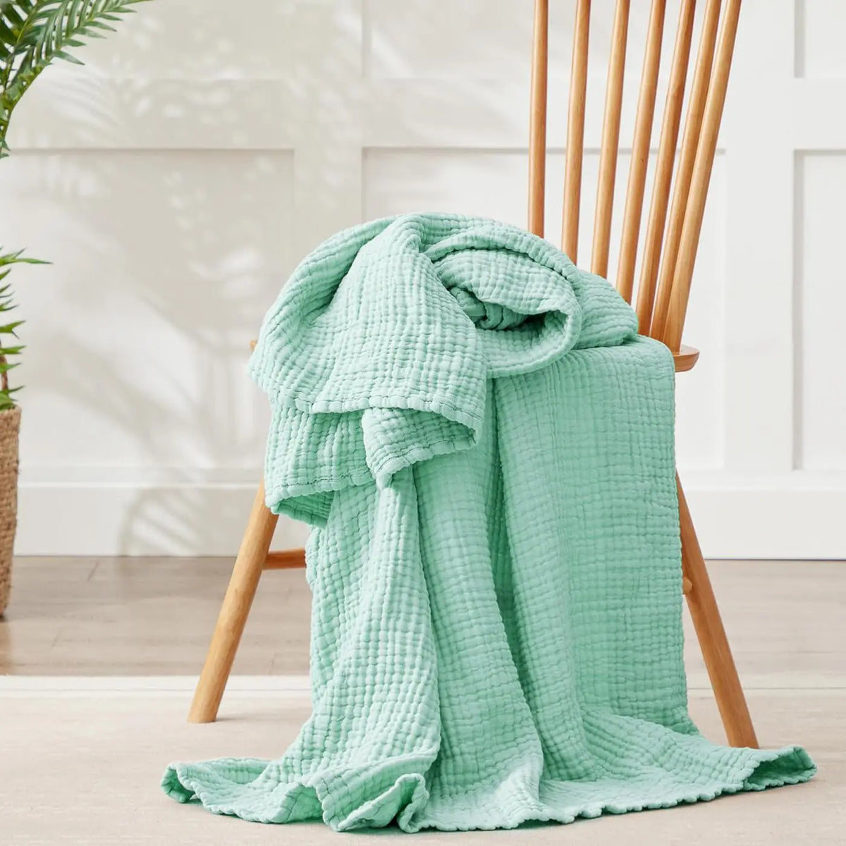 Muslin Blanket Six-Layer Cotton Breathable Machine-Washable